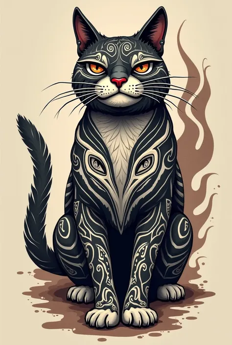 Haida cat tattto