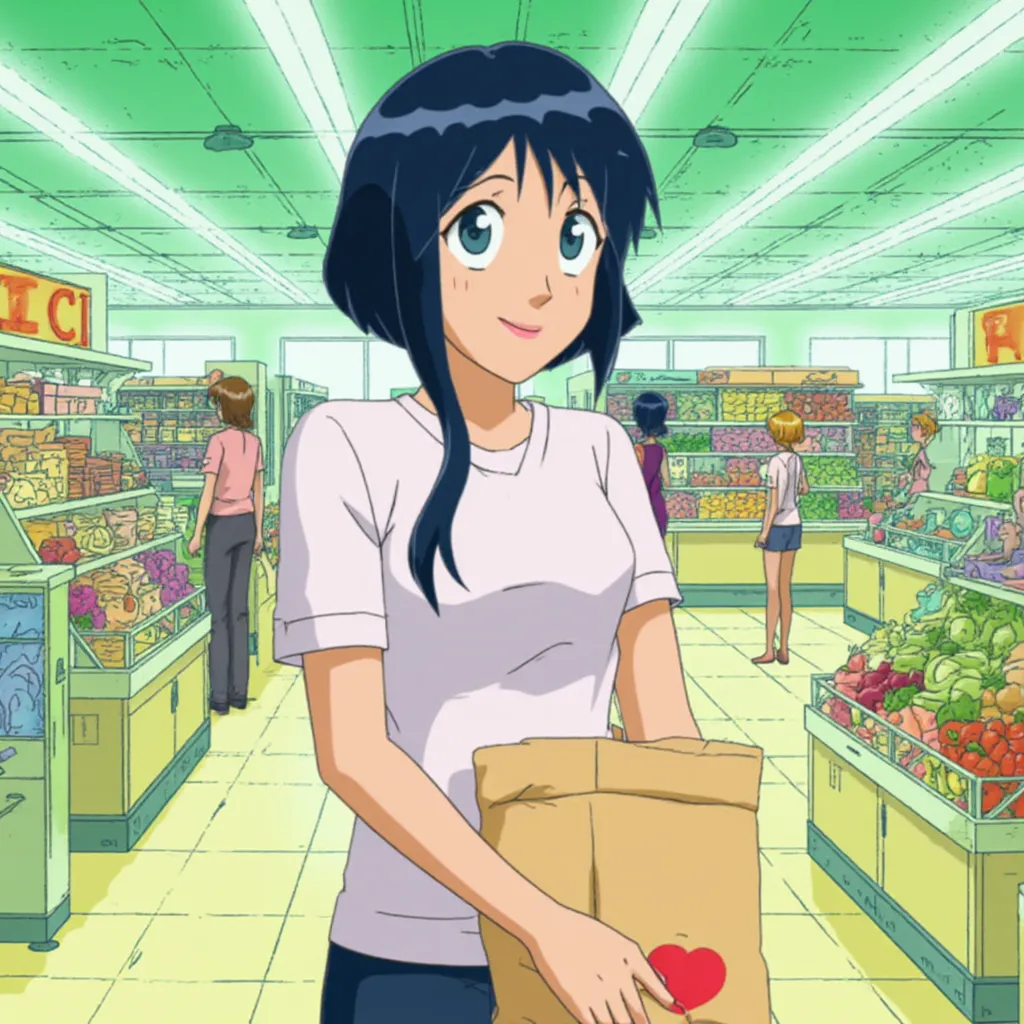 source_anime, supermarket
,anime style