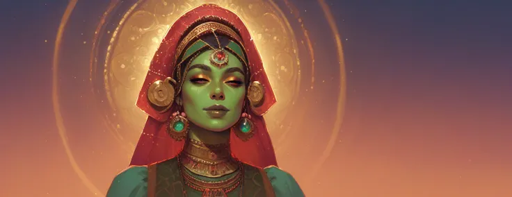 Sexual creature. Ancient Sex Djinn. Intricate psychedelic skin. Beautiful appearance. dnd character.  dnd.