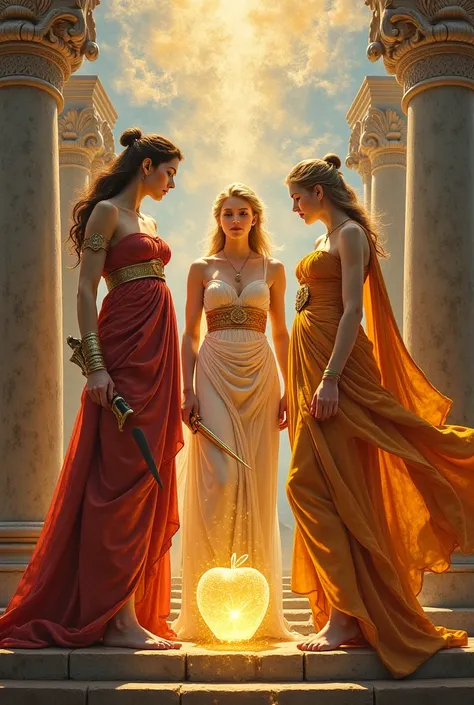  Athena Aphrodite, I Hera Speaking because a golden apple has been found