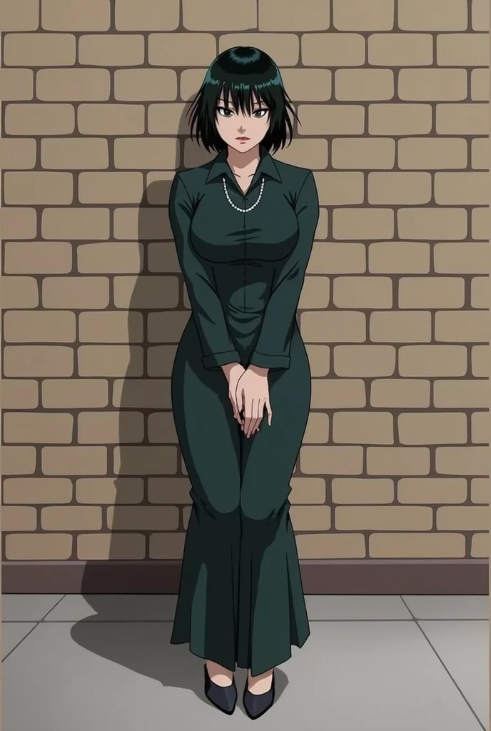  same pose , suggestive face, sexy,  Fubuki, one punch man, same dress, beautiful,  Fubuki de one punch man,  maintain position , linda, beautiful eyes, pretty lips,  tabs, Beautiful and sensual face