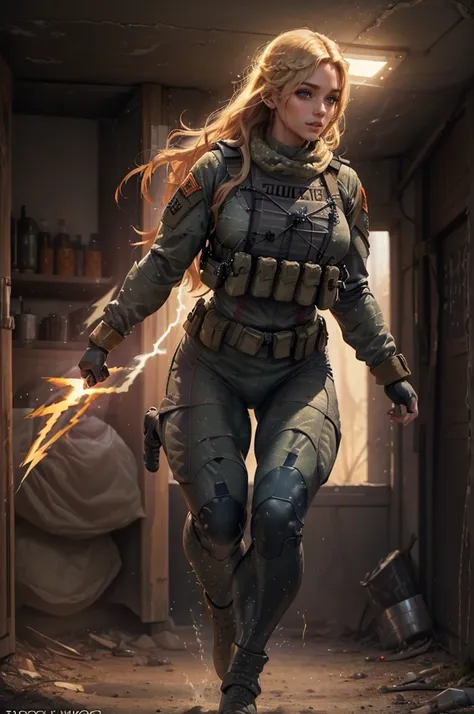 ((((1woman)))),(((((fullbody image))))),(((((soldier clothes))))),running to battle,(((((thunderpowers))))),(((((lighningpower))))),(((((muscular body))))),aesir goddess,blonde ,blue eyes , muscular body,(((military))),(((military clothes))),muscular body,...