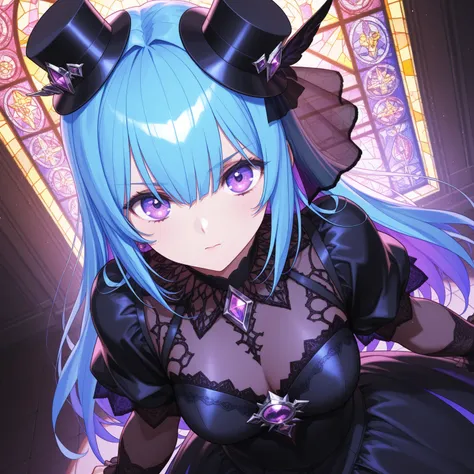 (Intricate:1.5), (ultra detailed:1.3), (super fine illustration), (extremely detailed CG), (minihat:1.2\tulle:1.2), BREAK, 1girl\Unique hairstyle\random hair color\gothic dress\((see-through)) veil, (masterpiece:1.2), (bestquality:1.2), (gorgeous:1.5), (de...