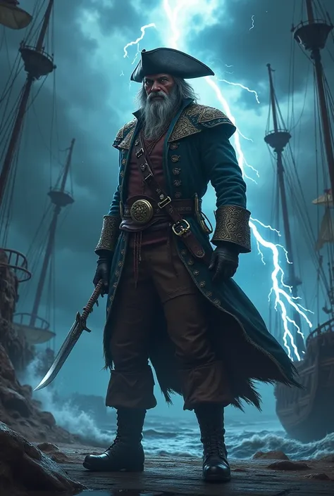 Do you have a  pirate character who is related to thunder