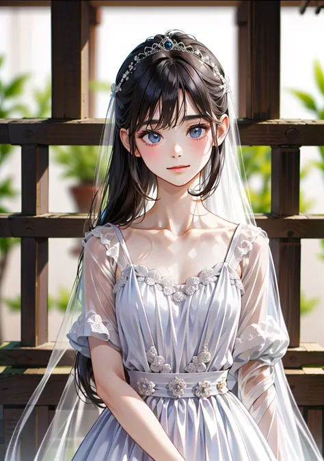 ((最高quality)), (( masterpiece))   anorexia、wedding princess dress, light,  lens flare,  vine on body, Long-haired cat, exotic，high definition, masterpiece, anatomically correct, accurate, has won numerous awards, 最高quality, detail,  is damaged, high defini...