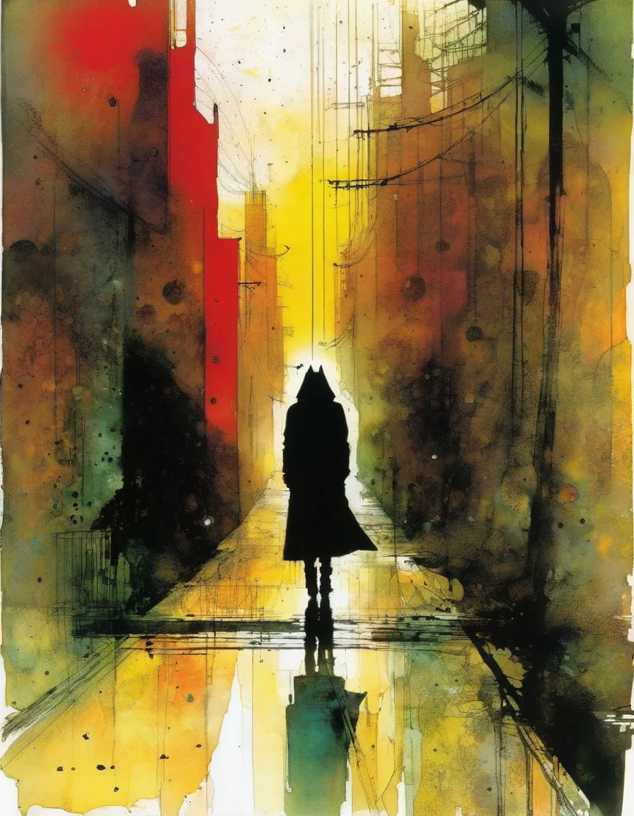 loneliness, art inspired by Bill Sienkiewicz and Dave McKean