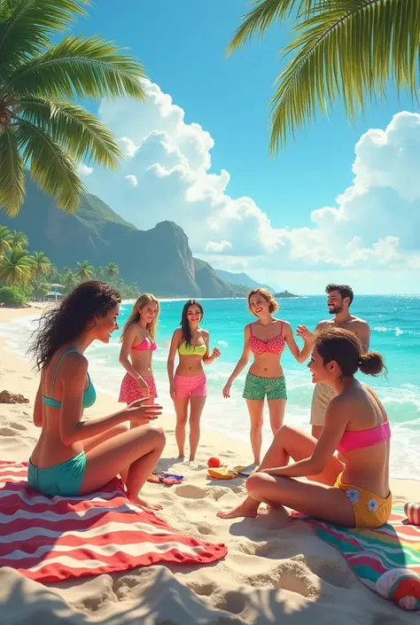 Women on the beach 