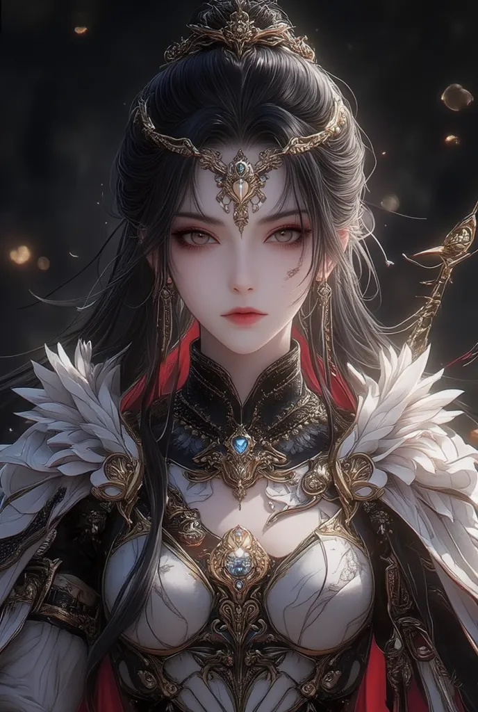 ((  high quality with beautiful eyes)),(  ultra-high resolution),(  Very well designed),(   detailed description  ),((  лучший CG  )),(  best work  ),  Ultra-precise art ,  Amazing painted art ,( fine art:1.5), female knight ,  Beautiful and well-groomed f...