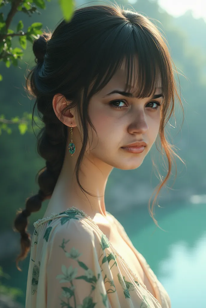 Make an ultra-realistic image of an anime character 