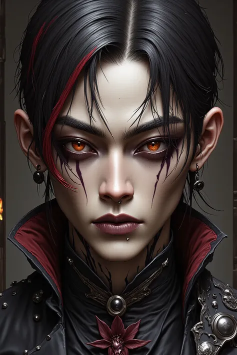 Legendary MEN Korean Vampire Assassin
A hyper-realistic, highly detailed 4K full-body digital painting of a strikingly handsome Korean vampire assassin, exuding an intense and captivating aura. His sharp yet delicate features—high cheekbones, a defined jaw...