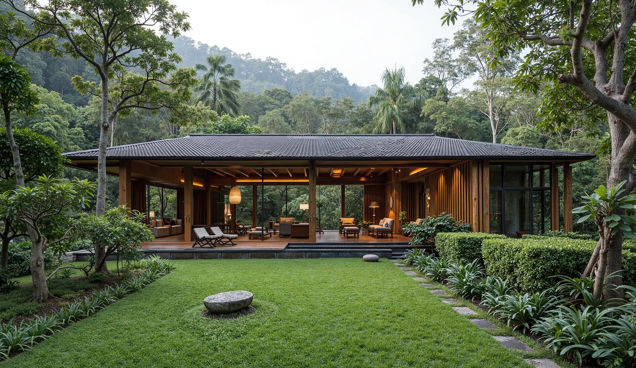 HOUSE MALAYSIA.
Beyond a physical home, Serendah Hill Retreat is a deeply personal homage to the clients, who are the Architect's parents, and to the surrounding lush tropical landscape that has been the bedrock of their Buddhist spiritual life. Adopting t...