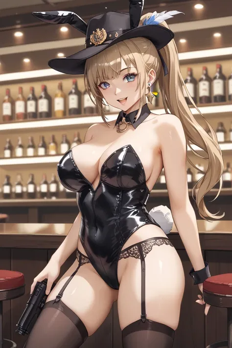  Characteristics of cowgirl x bunny girl.

Physical characteristics.

She has a slender and toned body line.、 She has both the allure of a bunny girl and the wildness of a cowgirl. 。looks great on tanned, wheat-colored skin、bar with prominent legs。eyes fee...