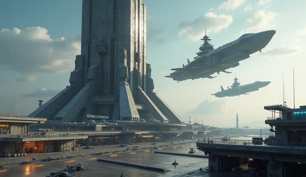 Ultra-Realistic Cinematic Render – Futuristic Space Traffic Control Tower in a Hyper-Modern Military Base
📌 Scene Description:
A massive and imposing brutalist-style space traffic control tower stands tall within a spectacular hyper-modern military base. T...