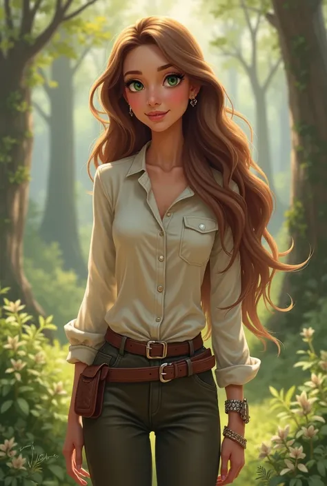 

Clove de Vavá is a character with an outstanding personality, that conveys a sense of strength and softness. She has fair skin and long hair, smooth and light brown, that shines in the sunlight. Your eyes are big and green deep,  with a penetrating look,...