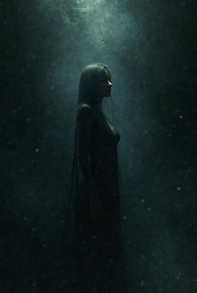 Lady in the dark void