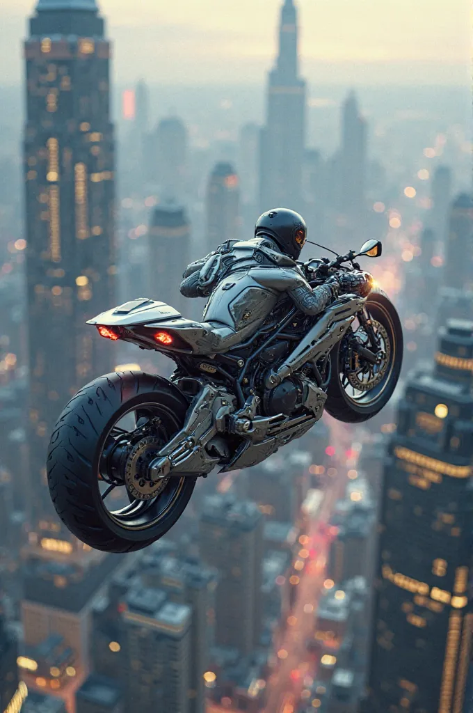 A flying motorcycle 