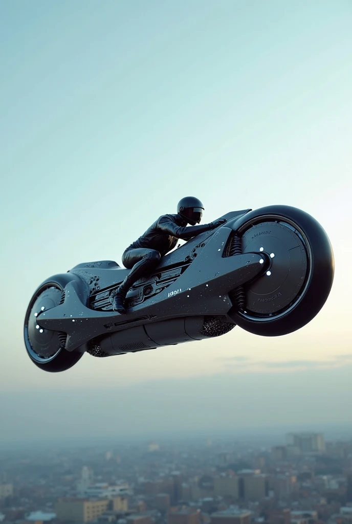 A more beautiful flying motorcycle 