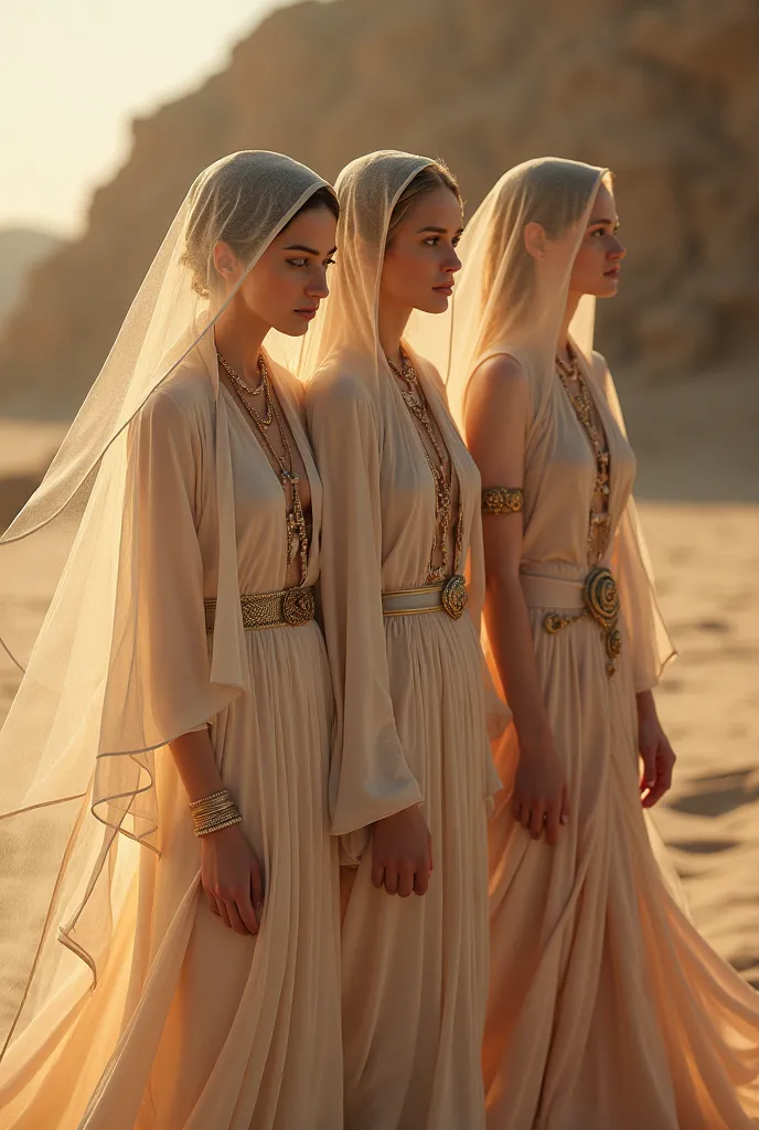 Group of veiled women 