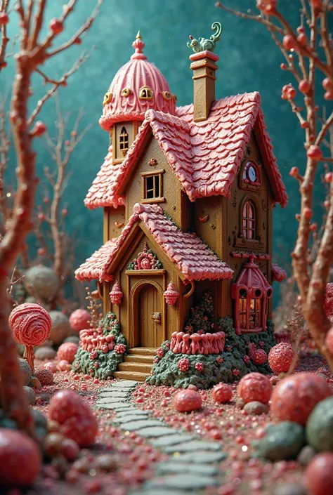 Casa Macabra made of candy 