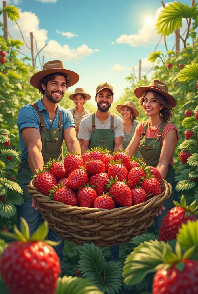 Strawberry harvest announcement on Wednesday 26 February