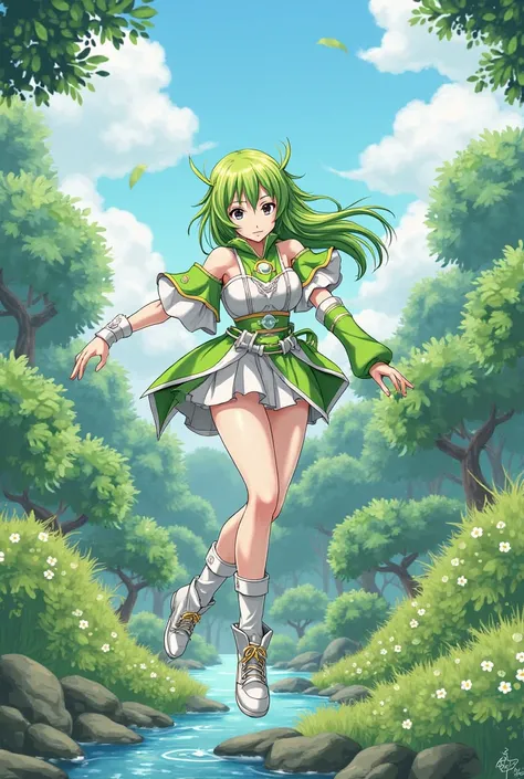 Cardfight Vanguard mju Green and white