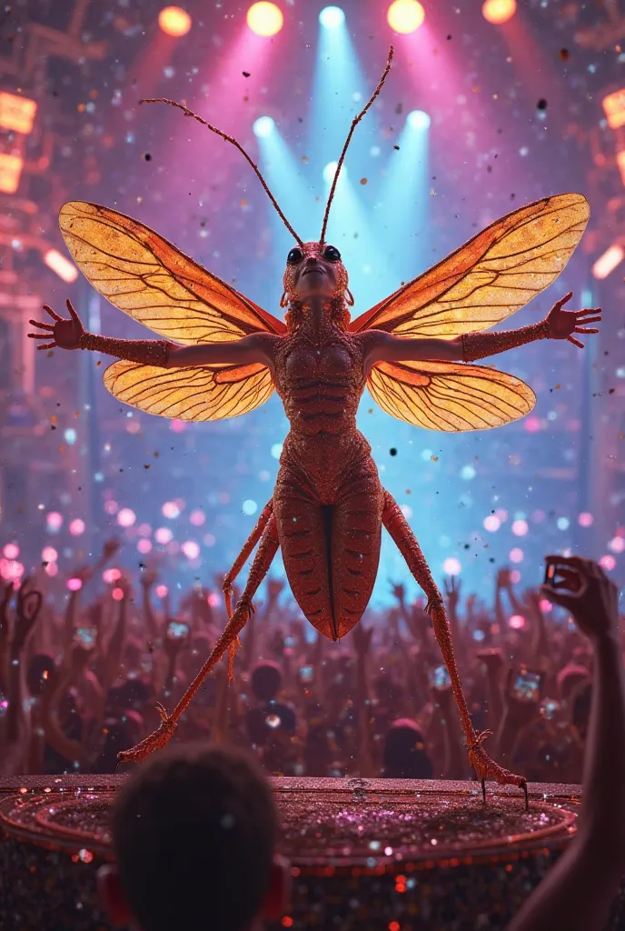 A cockroach popstar singer who has won her life doing what she loves