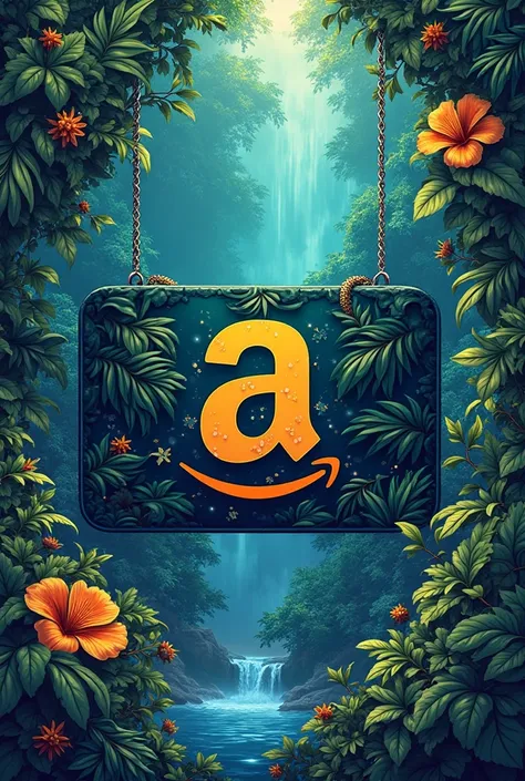 Realistic and unique coloured Amazon gift card 