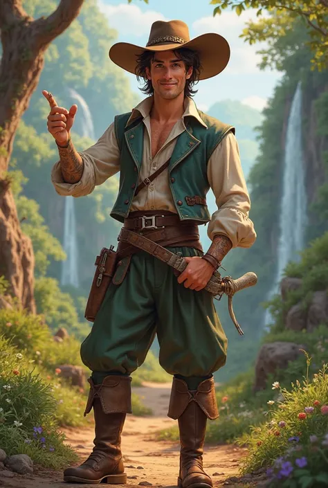 Chris Evans disguised as Flynn Rider