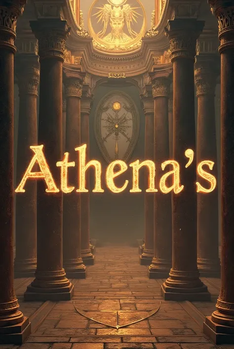 The name Athenas in the middle of the image 