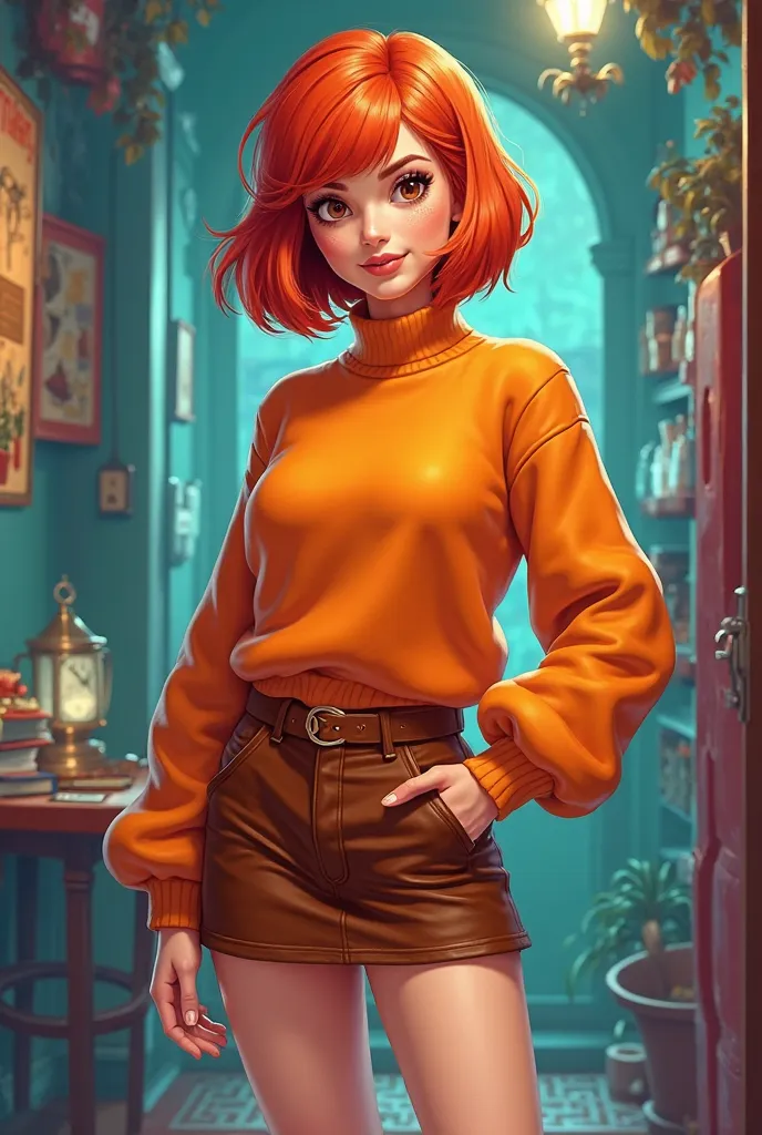 Make a woman look like Velma from "Scoob-doo" new