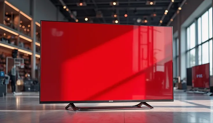  New (2025 TVS Sport-)front view Red ♥️ Shiny Exterior Showcase.pickin in the Showroom.