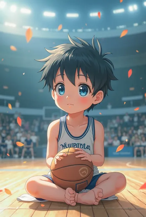 A  daughter of Kuroko Tetsuya and a  son who likes like him
