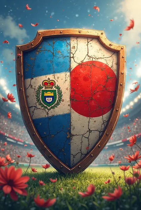 Paraguay Japan soccer shield