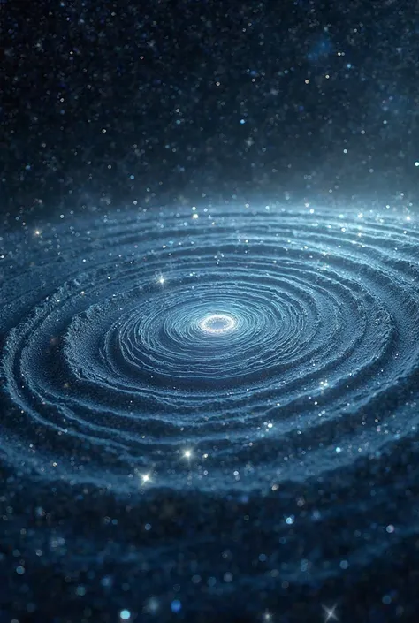 Concentric waves propagating in space.