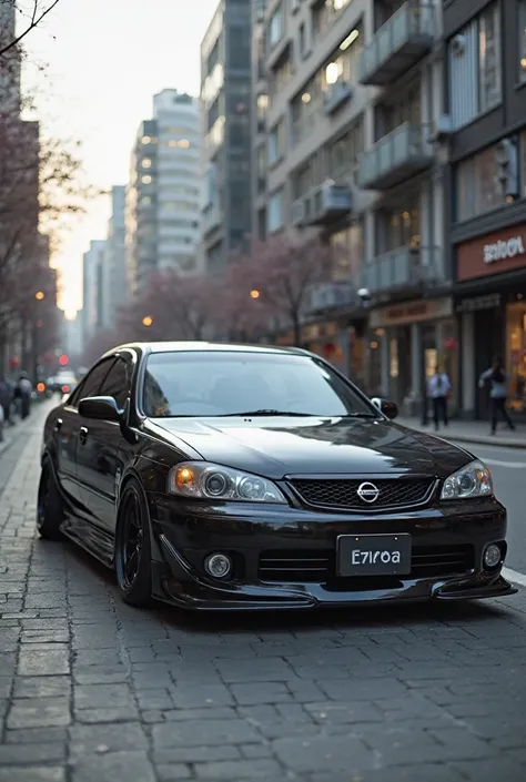 Nissan sylphy 2003 with aesthetic modifications 