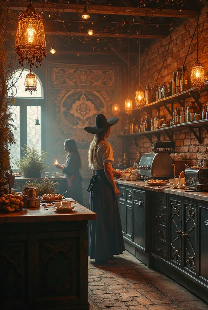 We're getting closer, but don't forget that it's a coffee bar that also sells food and has a witchcraft theme. 