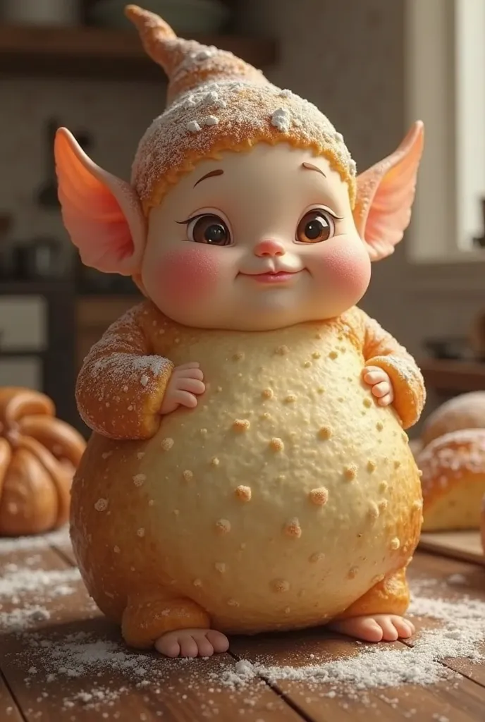 No. In the weight and figure of the elf, make it seem like a delicious bun