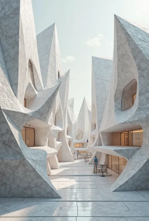 buildings that have volumetric directions of polyhedra to make with a ruler

