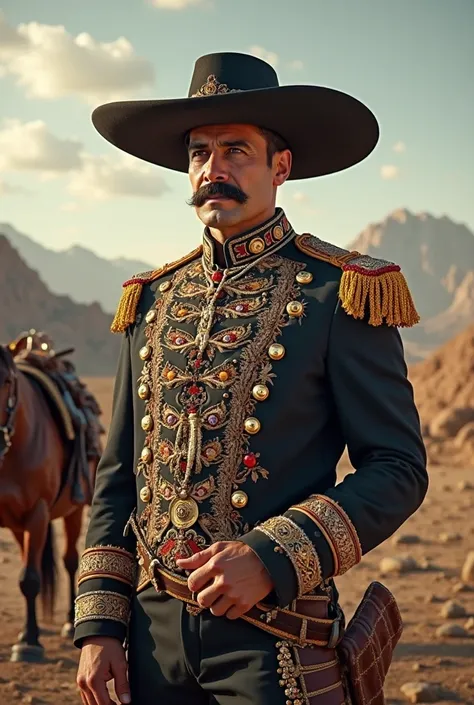 Image of military charro 