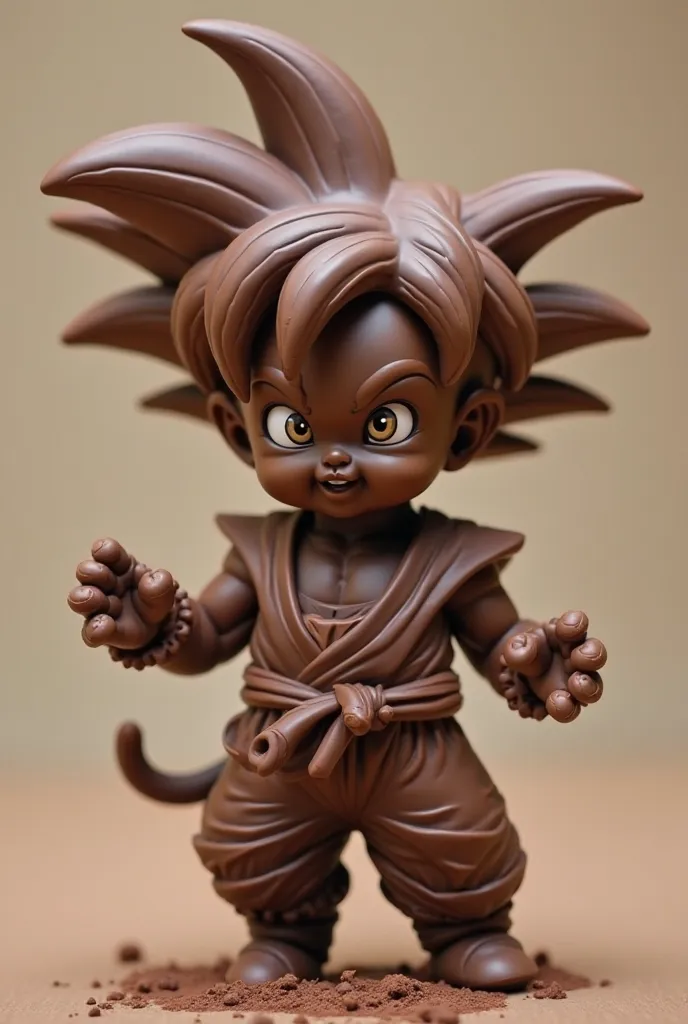 Baby made of chocolate Goku.