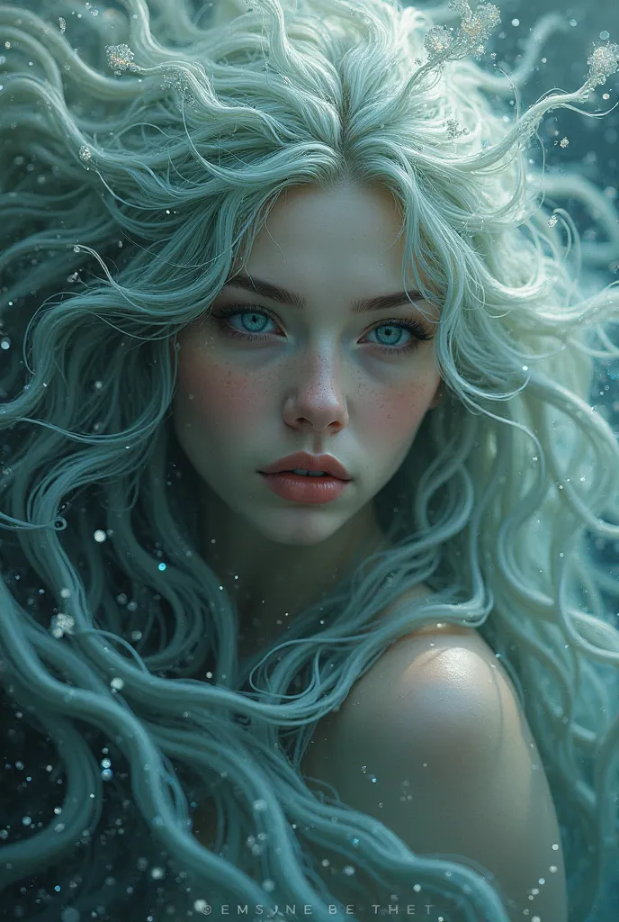 Female water hair