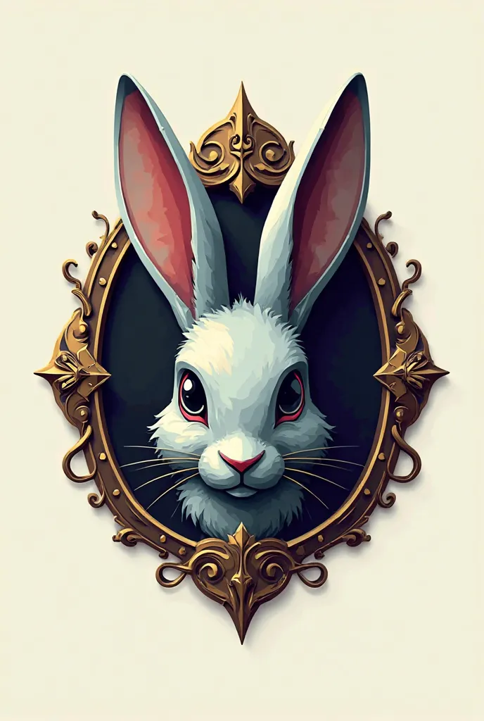 Rabbit head design with bezel