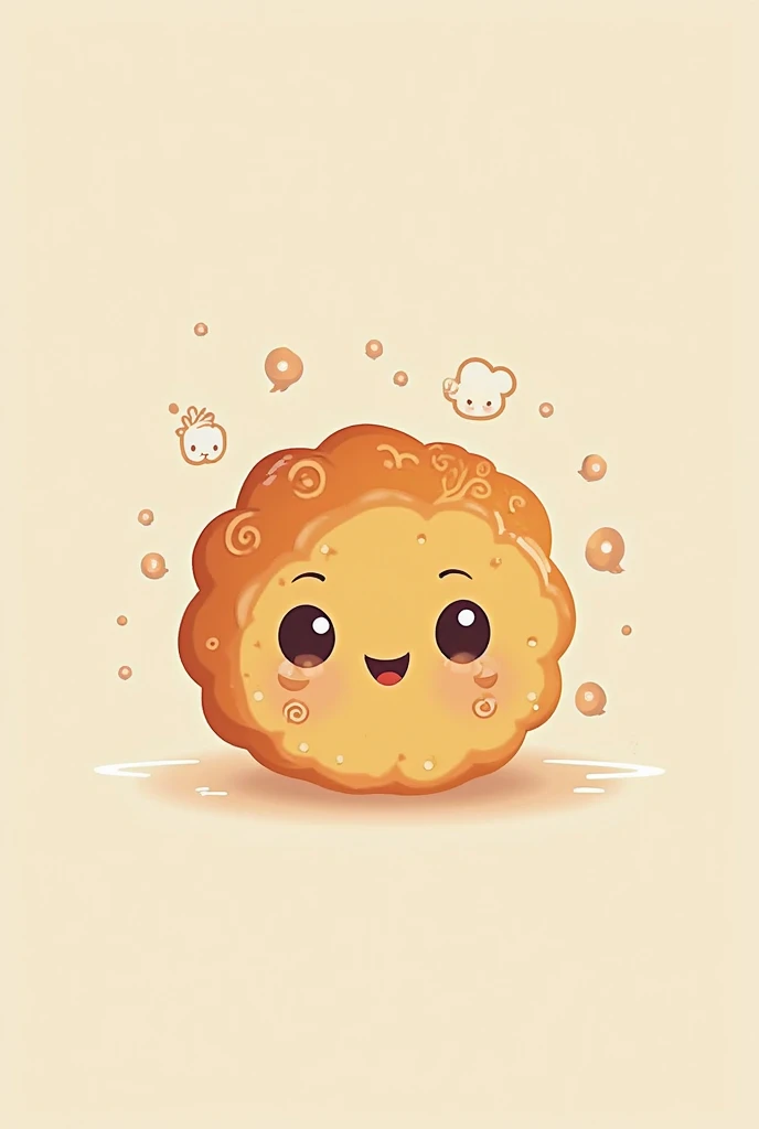 Create a logo with an animated image that refers to a pastry