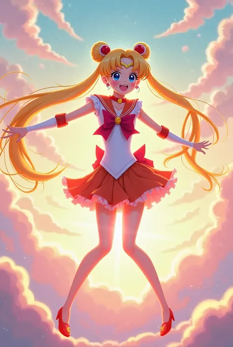 An image of Sailormoon with a flip flop charm