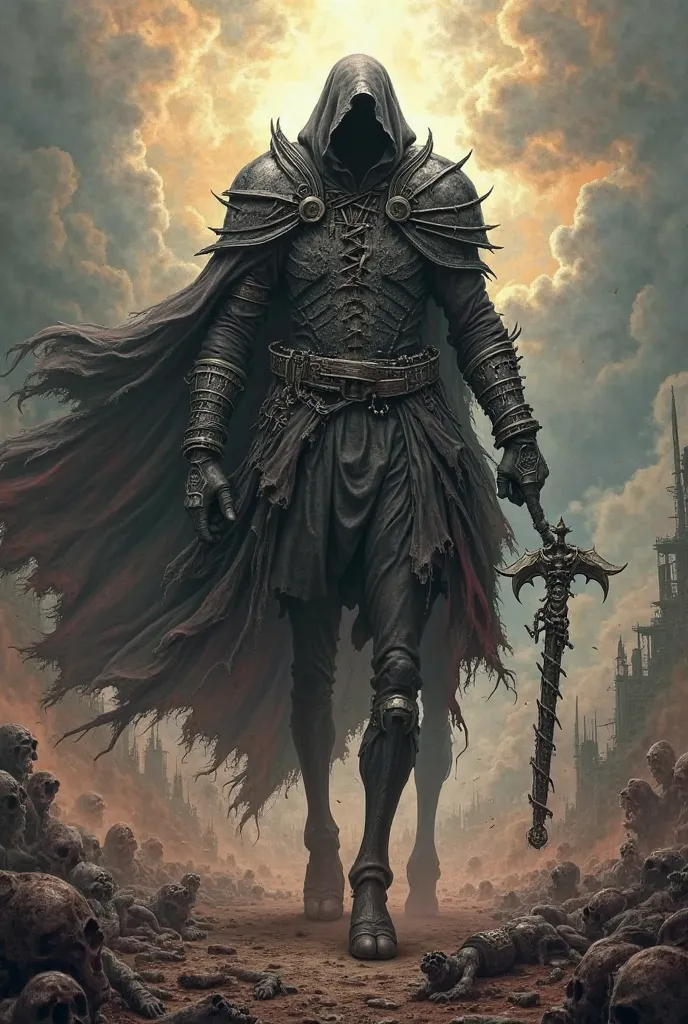 Give me 1 image tattoo idea with one of the 4 knights of the Apocalypse 