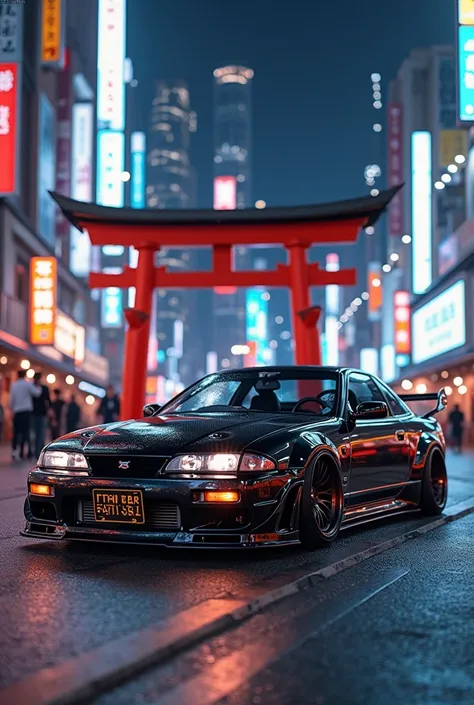 Nissan 200sx with cool and beautiful tuning in Japan 