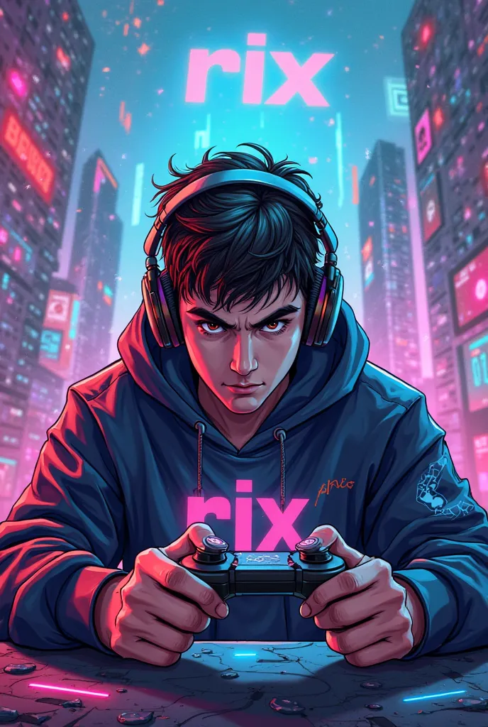 A gamer image that has the word RIX