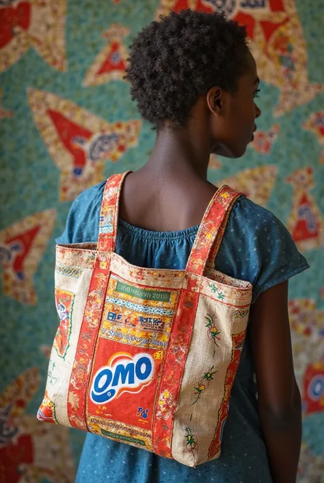 Recycling of Omo sack for making bags