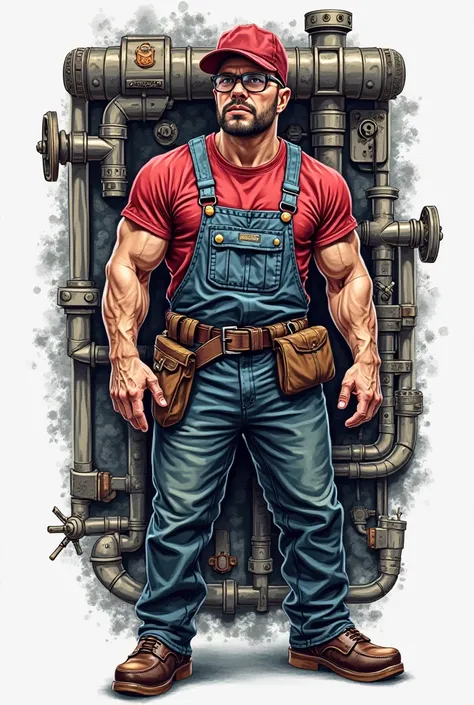 Plumber style tattoo