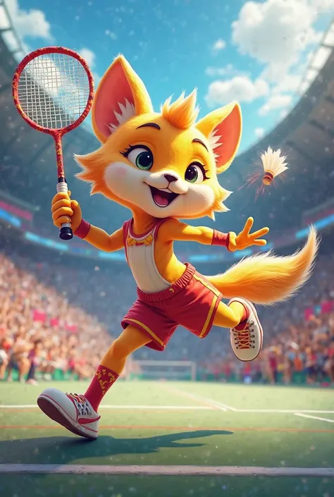 badminton mascot